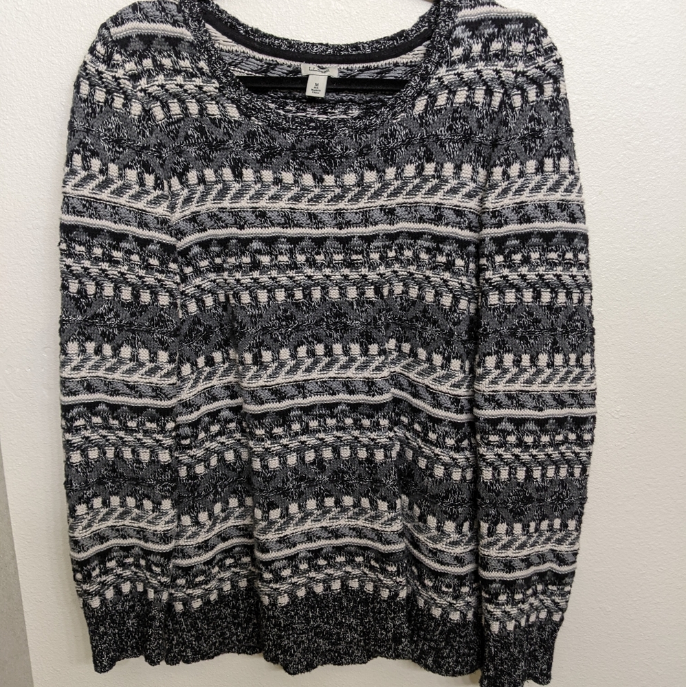 LL Bean Sweater Size M